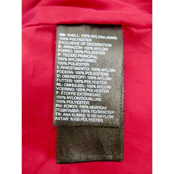 NEW! The North Face Resolve Rain Jacket DryVent Hooded Windbreaker Garnet Red S - Picture 8 of 9